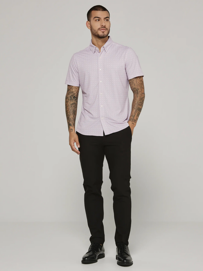 Ridge Short Sleeve Shirt in Rose