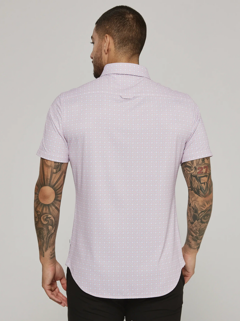 Ridge Short Sleeve Shirt in Rose