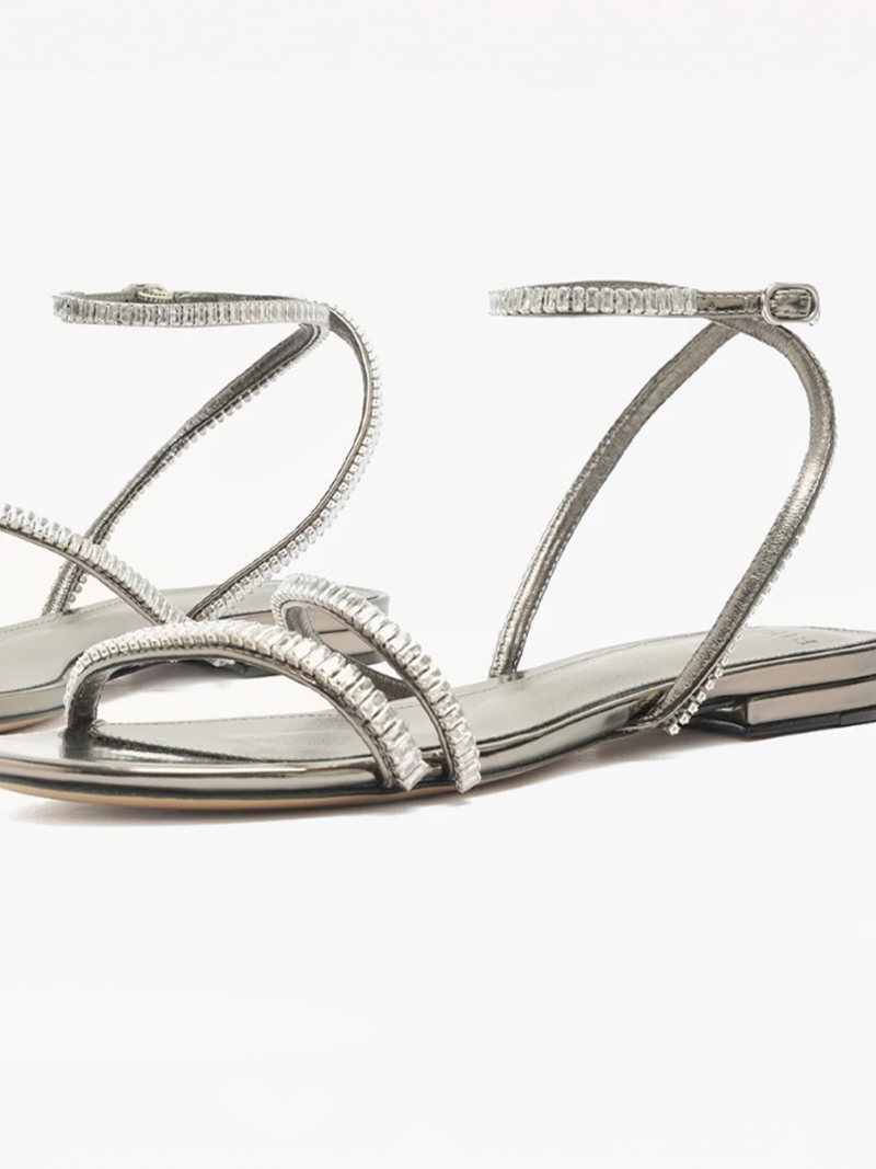 Leah Zircone Flat Sandal