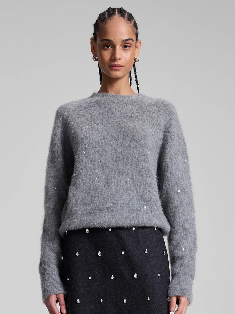 Frankie Wool Cashmere Embellished Sweater