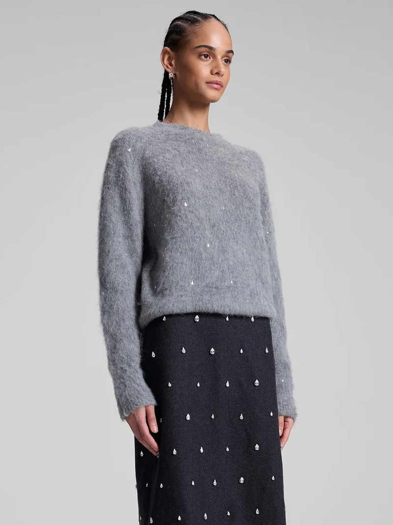 Frankie Wool Cashmere Embellished Sweater