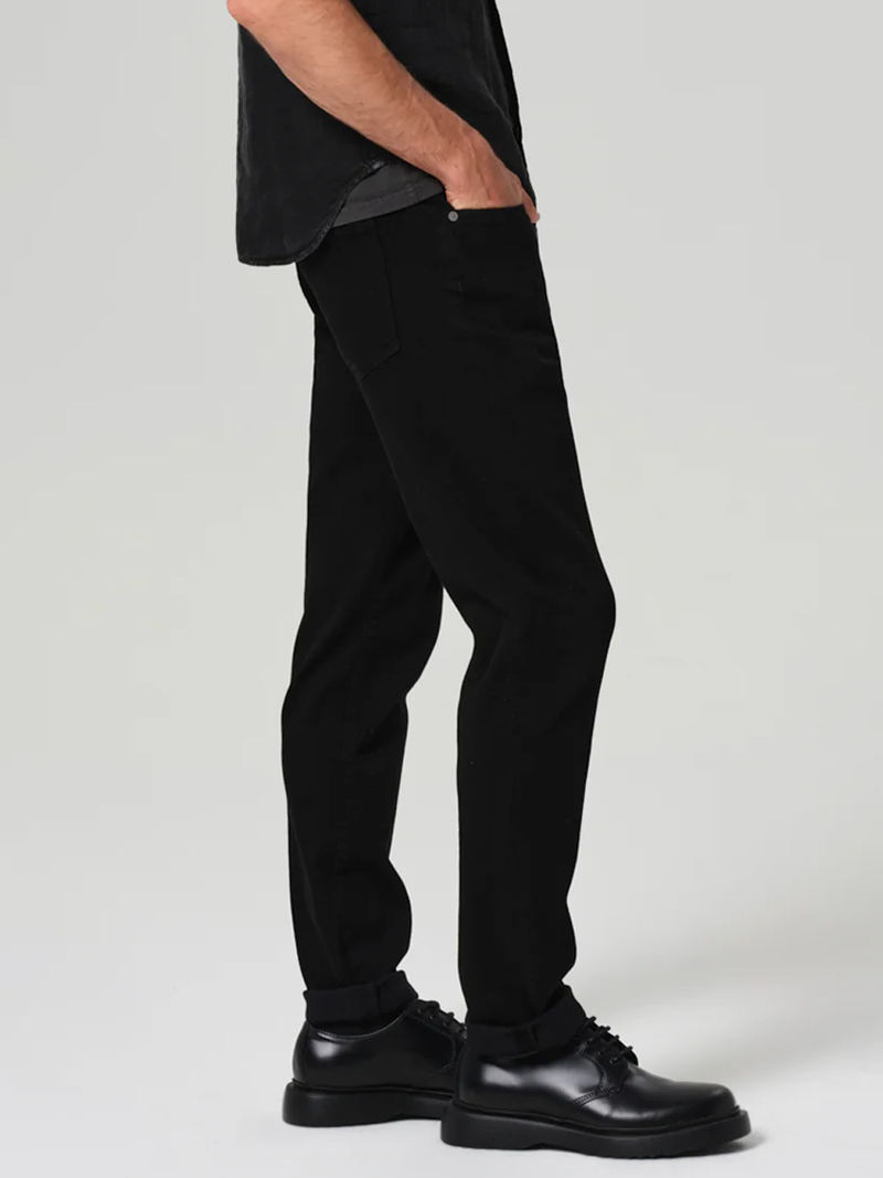 Gage Slim Straight Cashmere Denim in Starless