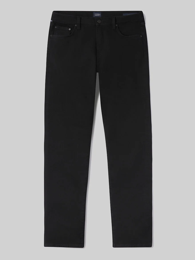 Gage Slim Straight Cashmere Denim in Starless