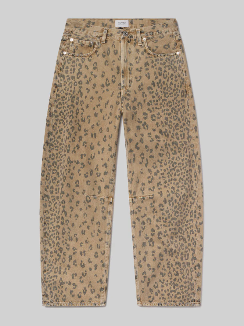 Miro Relaxed Jean in Natural Cheetah