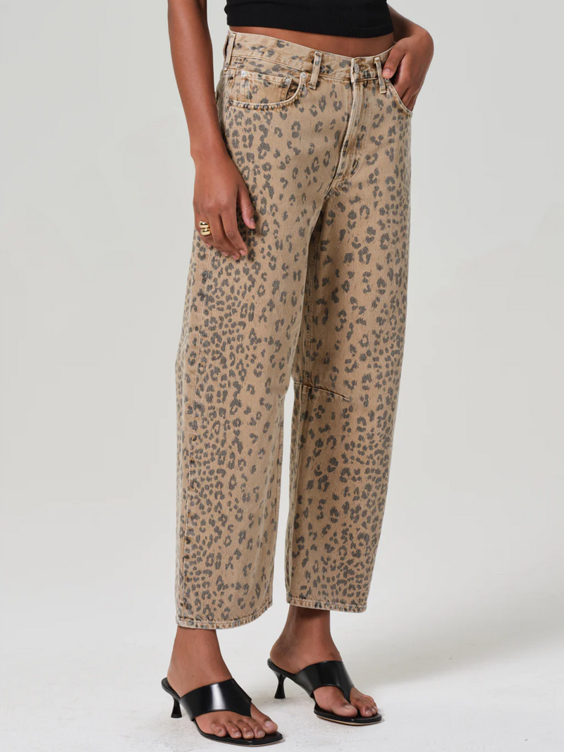 Miro Relaxed Jean in Natural Cheetah