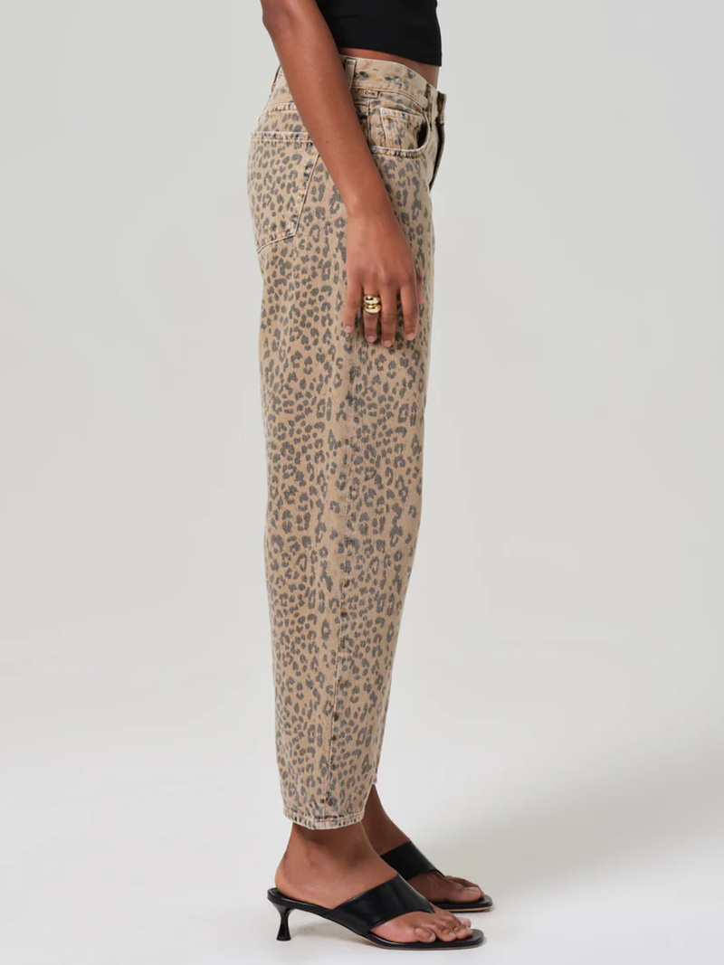 Miro Relaxed Jean in Natural Cheetah