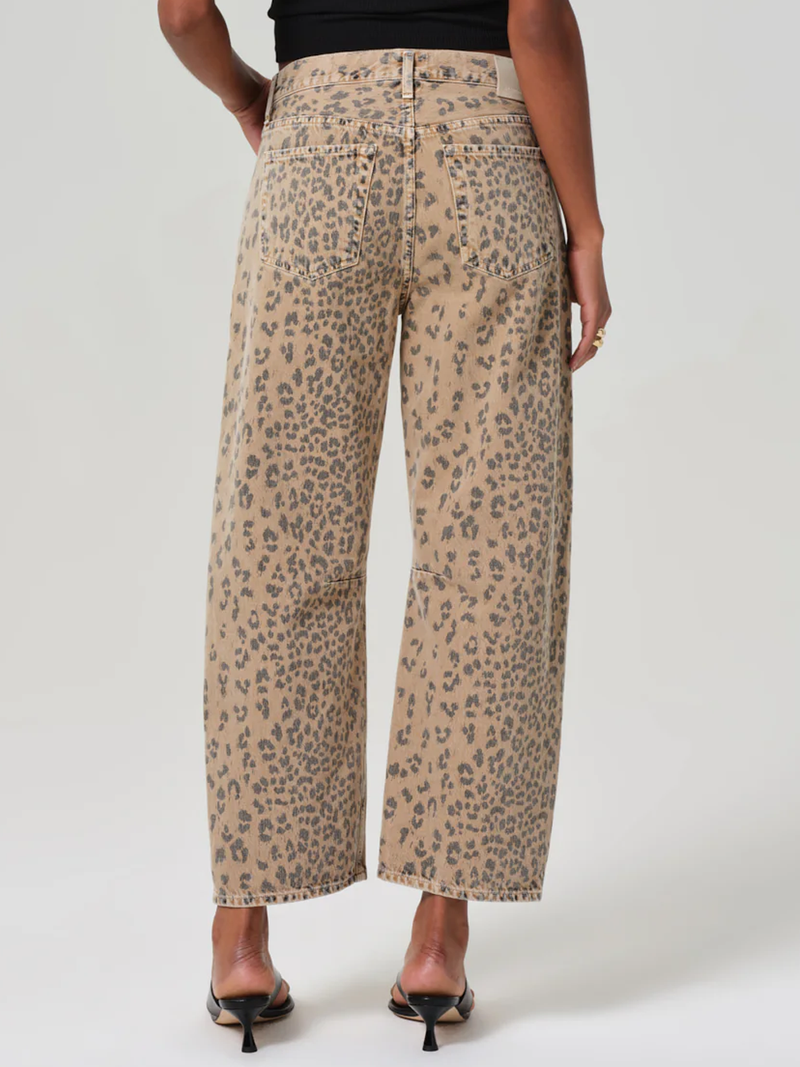 Miro Relaxed Jean in Natural Cheetah