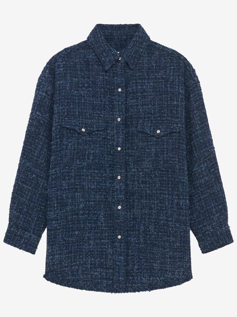 Binna Tweed Overshirt Jacket