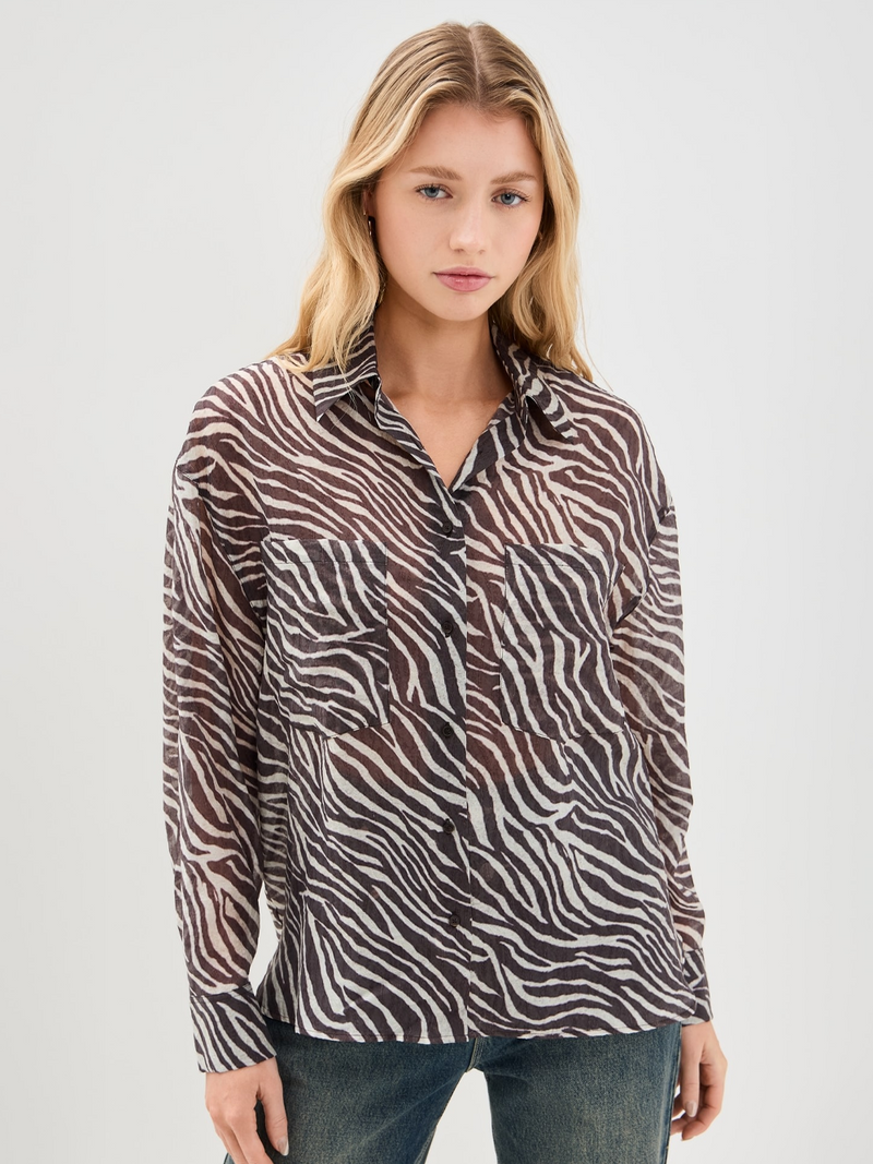 Farri Zebra Blouse