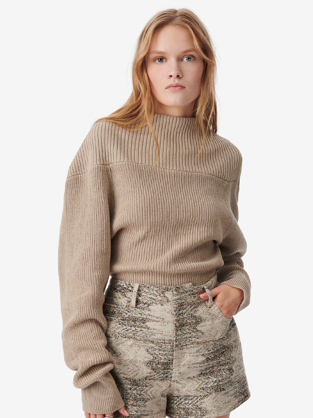 Amona High-Neck Pullover