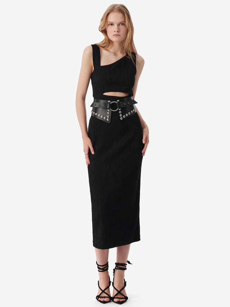 Kirra Asymmetrical Midi Dress