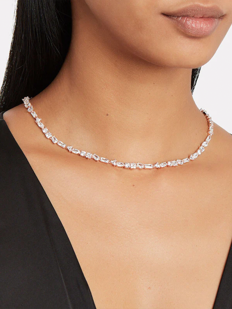 Julie Clear Crystal Necklace