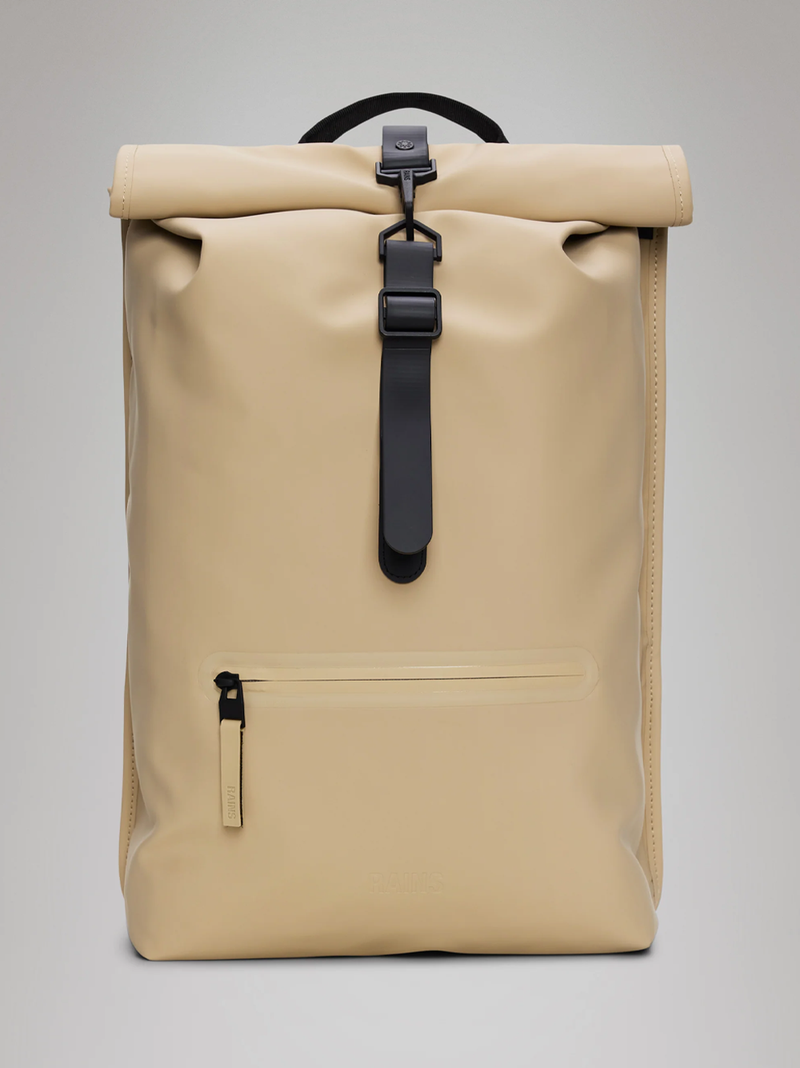 Rolltop Rucksack in Sand