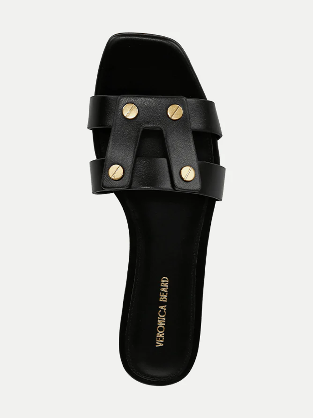 Via Slide Sandal in Black