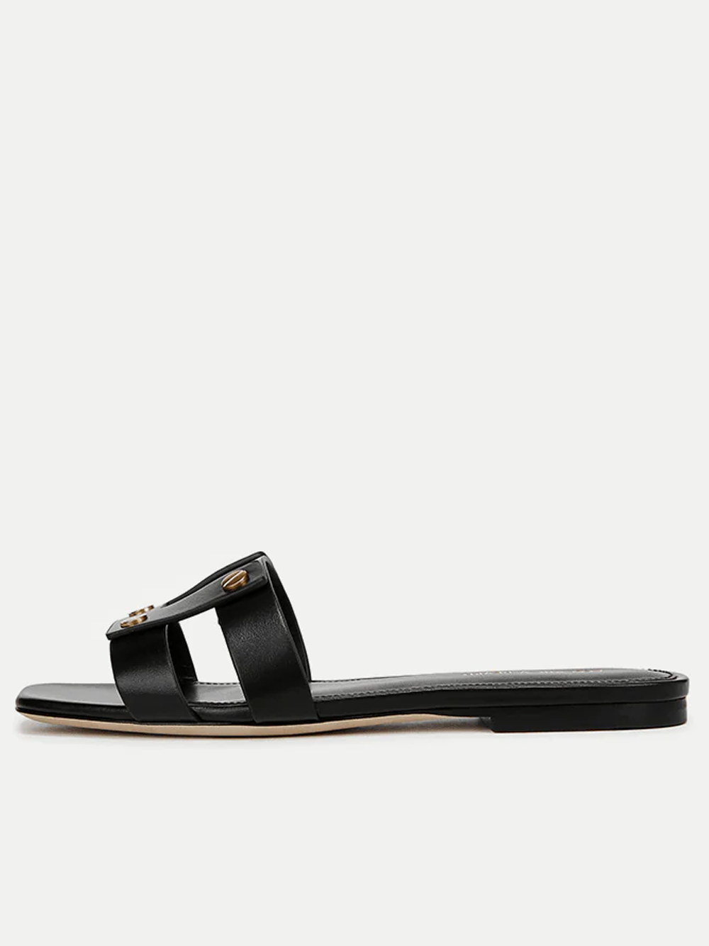 Via Slide Sandal in Black