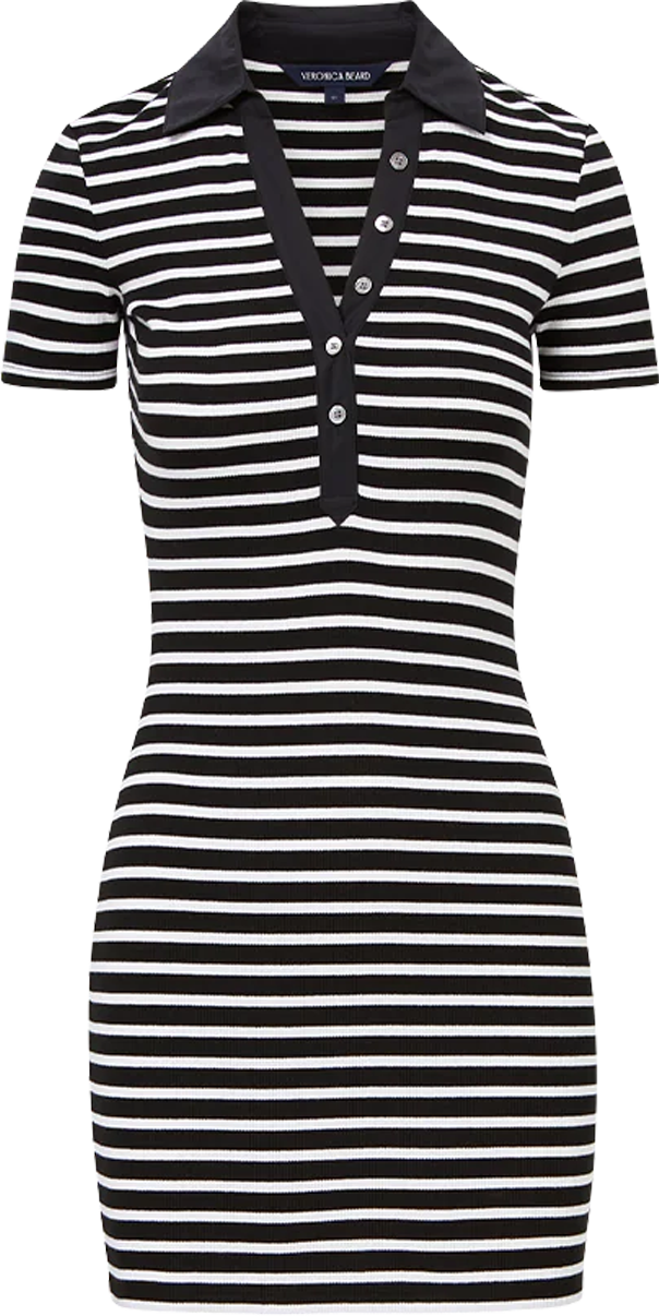 Bailey Striped Polo Dress