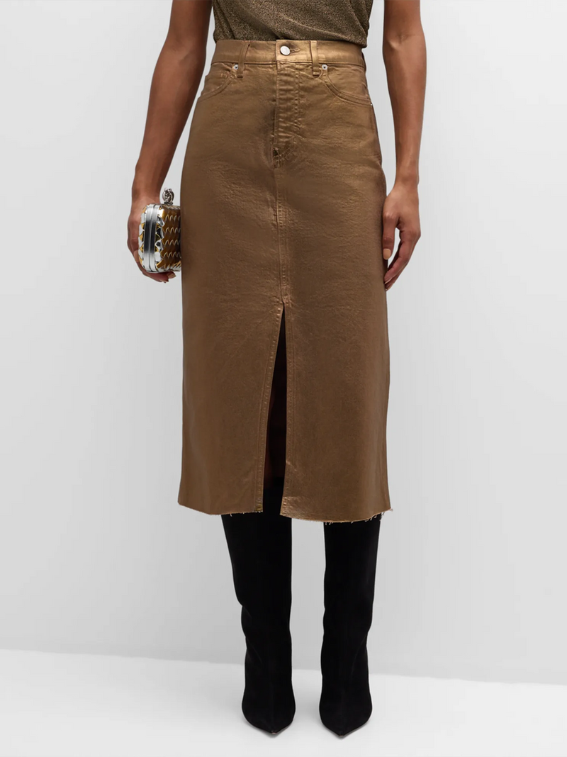 Victoria Midi Skirt Metal