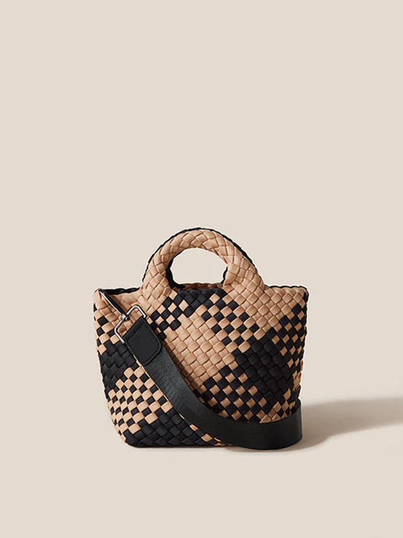 St. Barths Petit Tote Plaid in Cabana