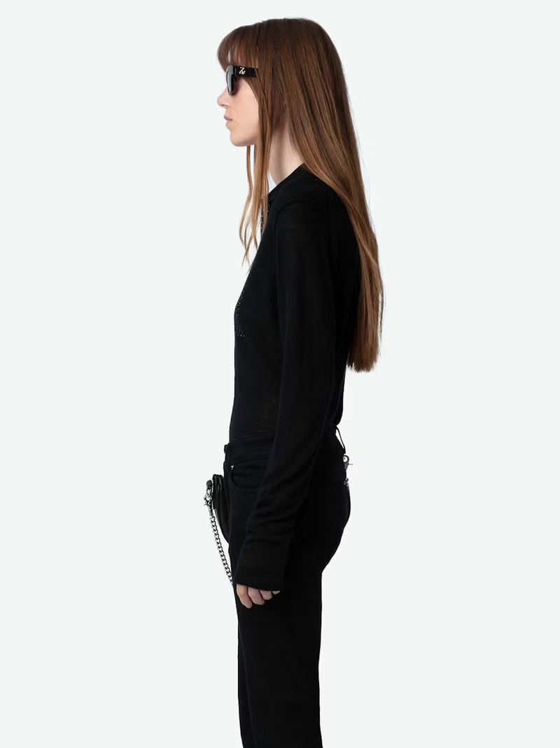 Sally Diamante Cashmere Sweater