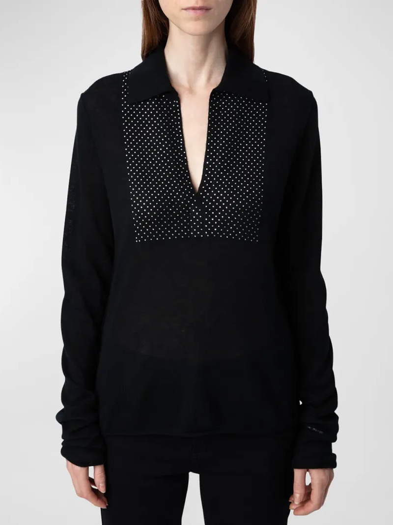 Sally Diamante Cashmere Sweater