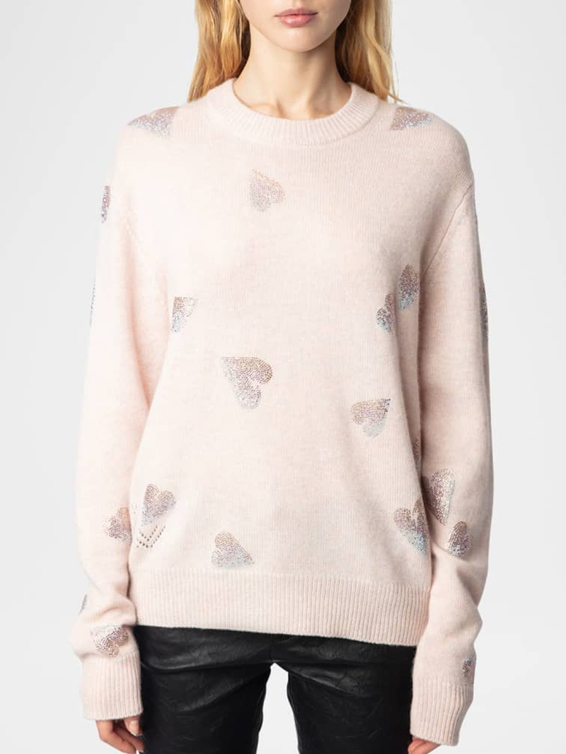 Pravis Cashmere Diamante Sweater