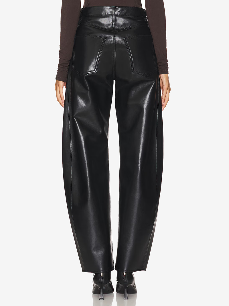 Luna Faux Leather Pant in Detox