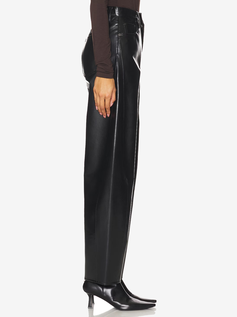 Luna Faux Leather Pant in Detox