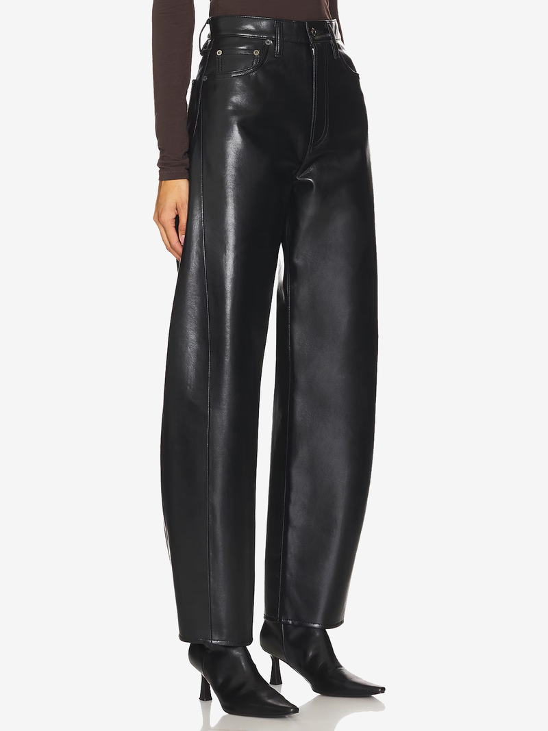 Luna Faux Leather Pant in Detox