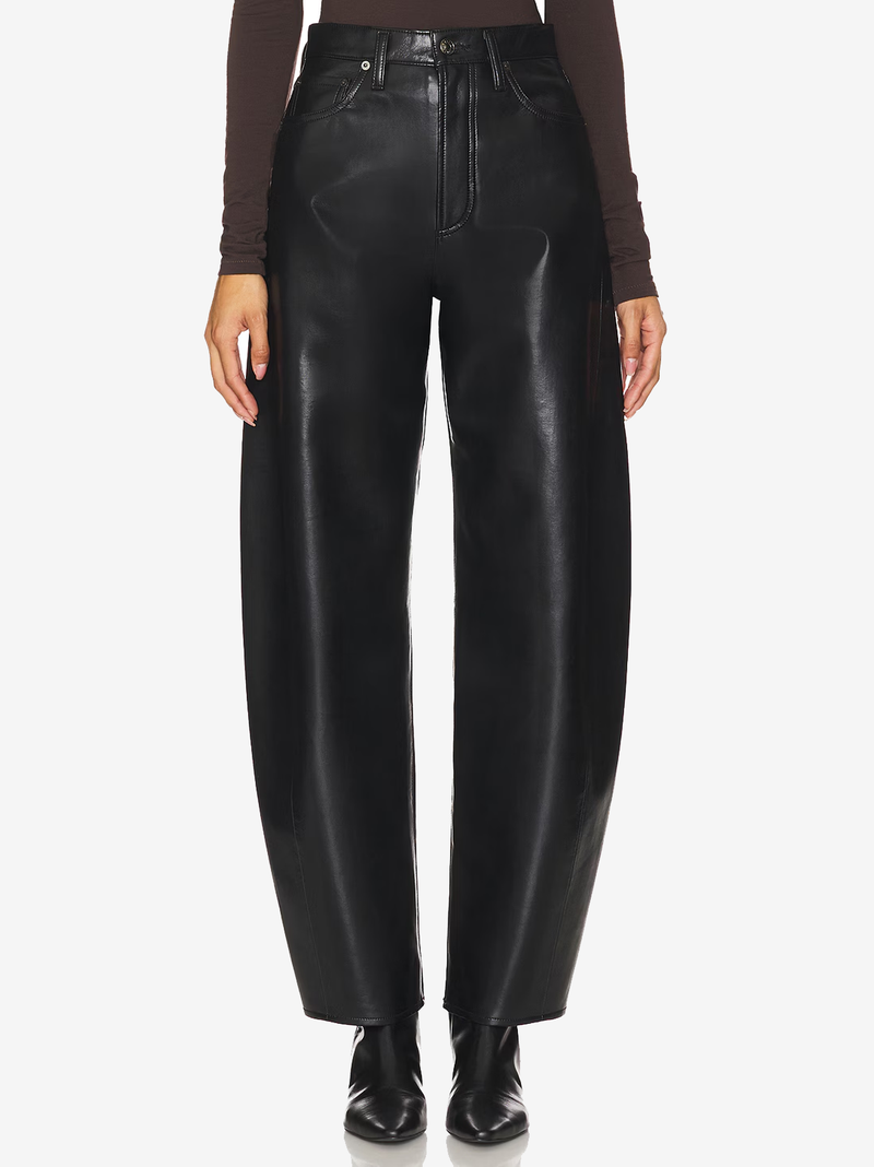 Luna Faux Leather Pant in Detox