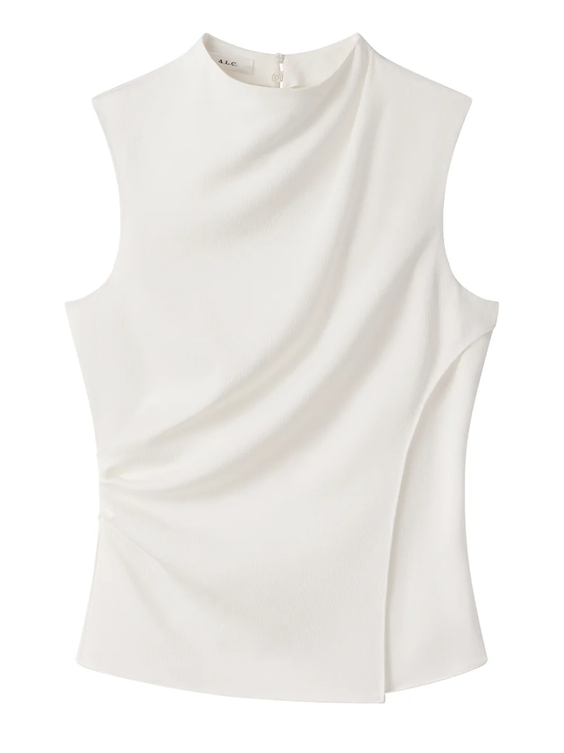 Amira Ruched Sleeveless Top