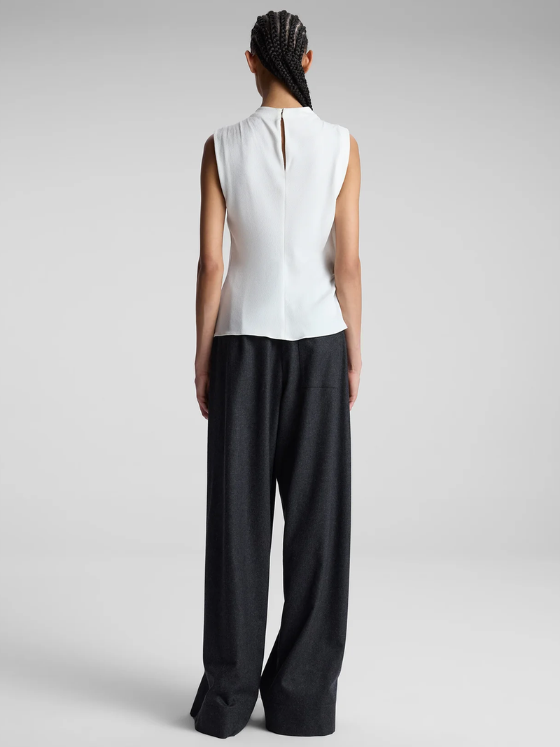 Amira Ruched Sleeveless Top