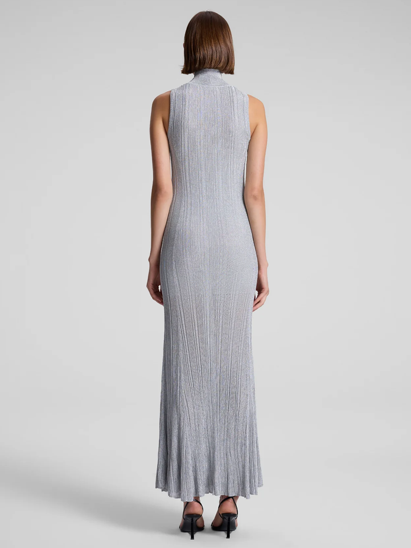 Arden Metallic Knit Maxi Dress