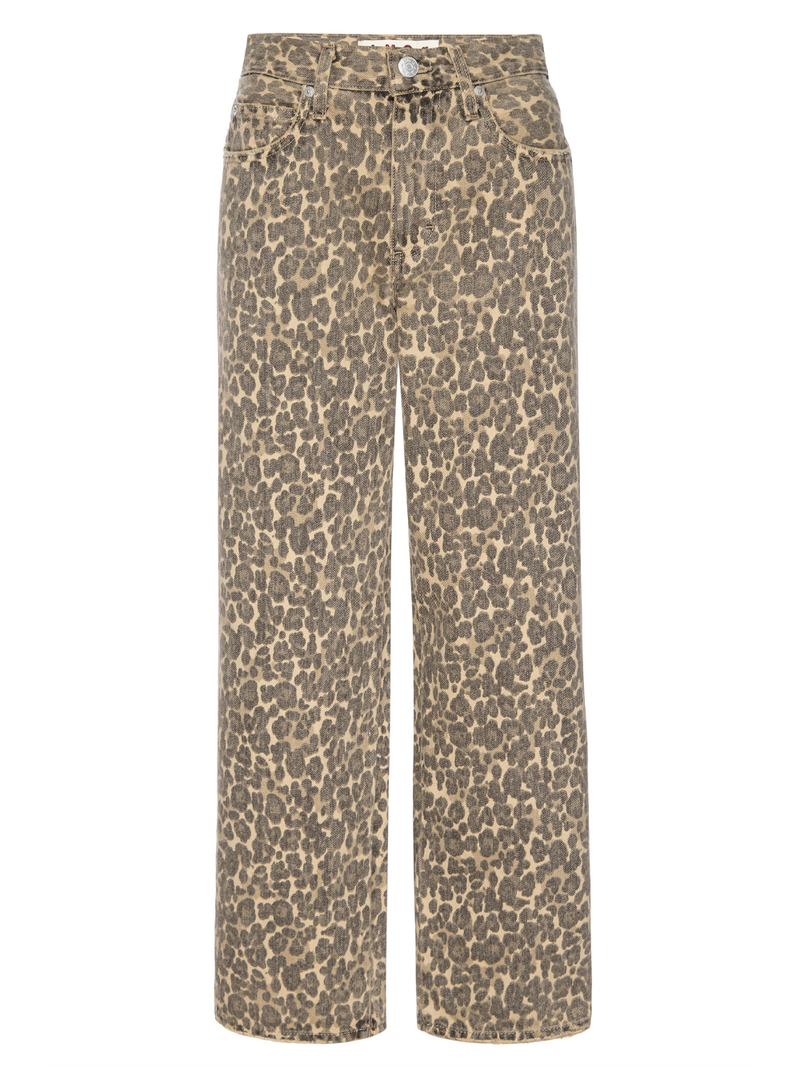 Billie Leopard Denim Pant