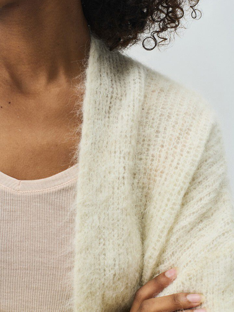 Bymi Cardigan in Nacre