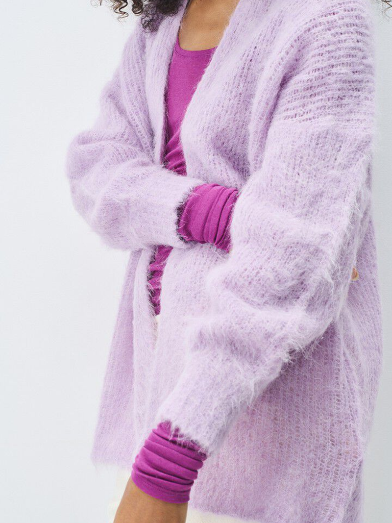 Bymi Cardigan in Lilac