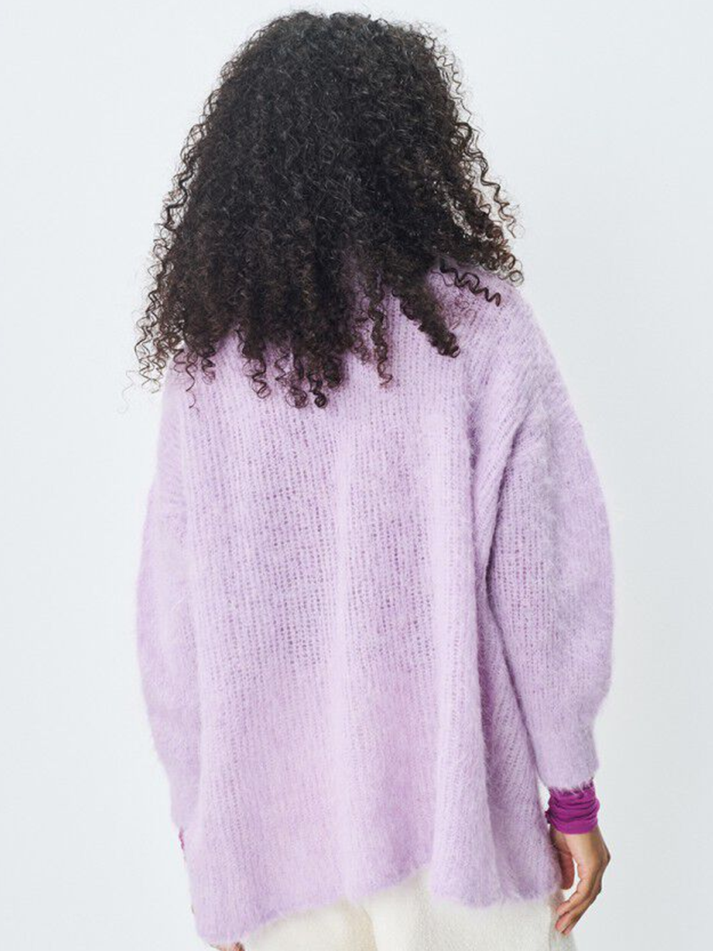 Bymi Cardigan in Lilac