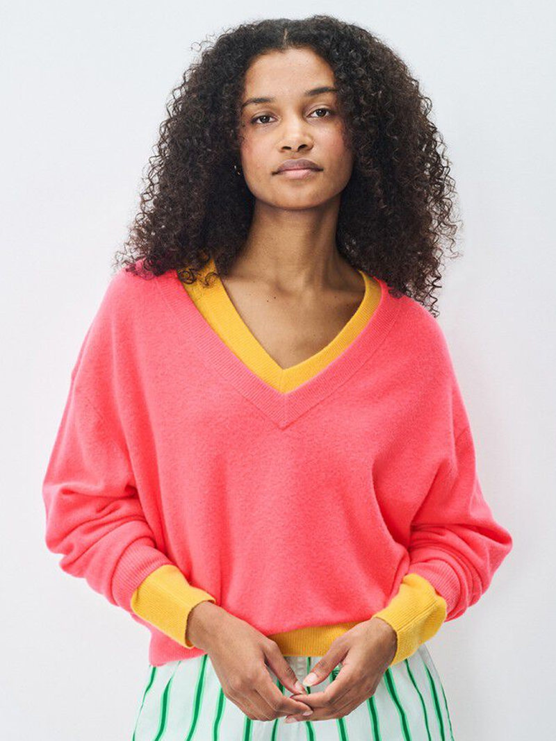 Raxow Pullover in Hortensia Fluo