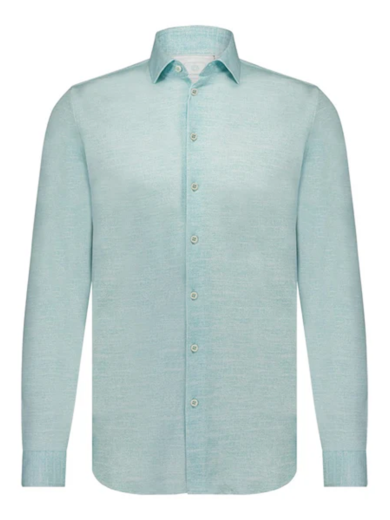 Jersey Stretch Shirt in Aqua