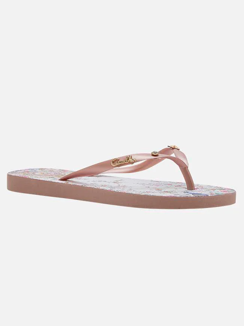 Plumes & Parterres Thong Sandal