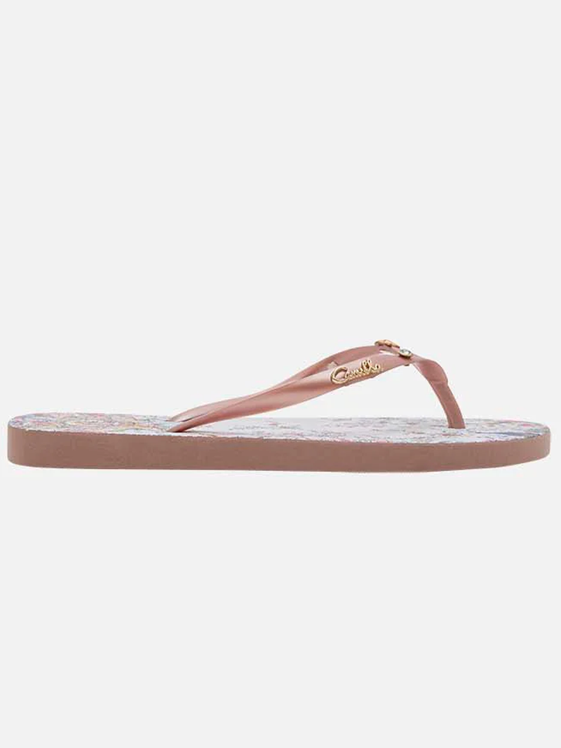 Plumes & Parterres Thong Sandal