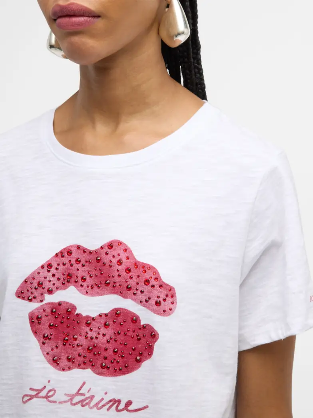 Kisses Je T'aime Shrunken Tee