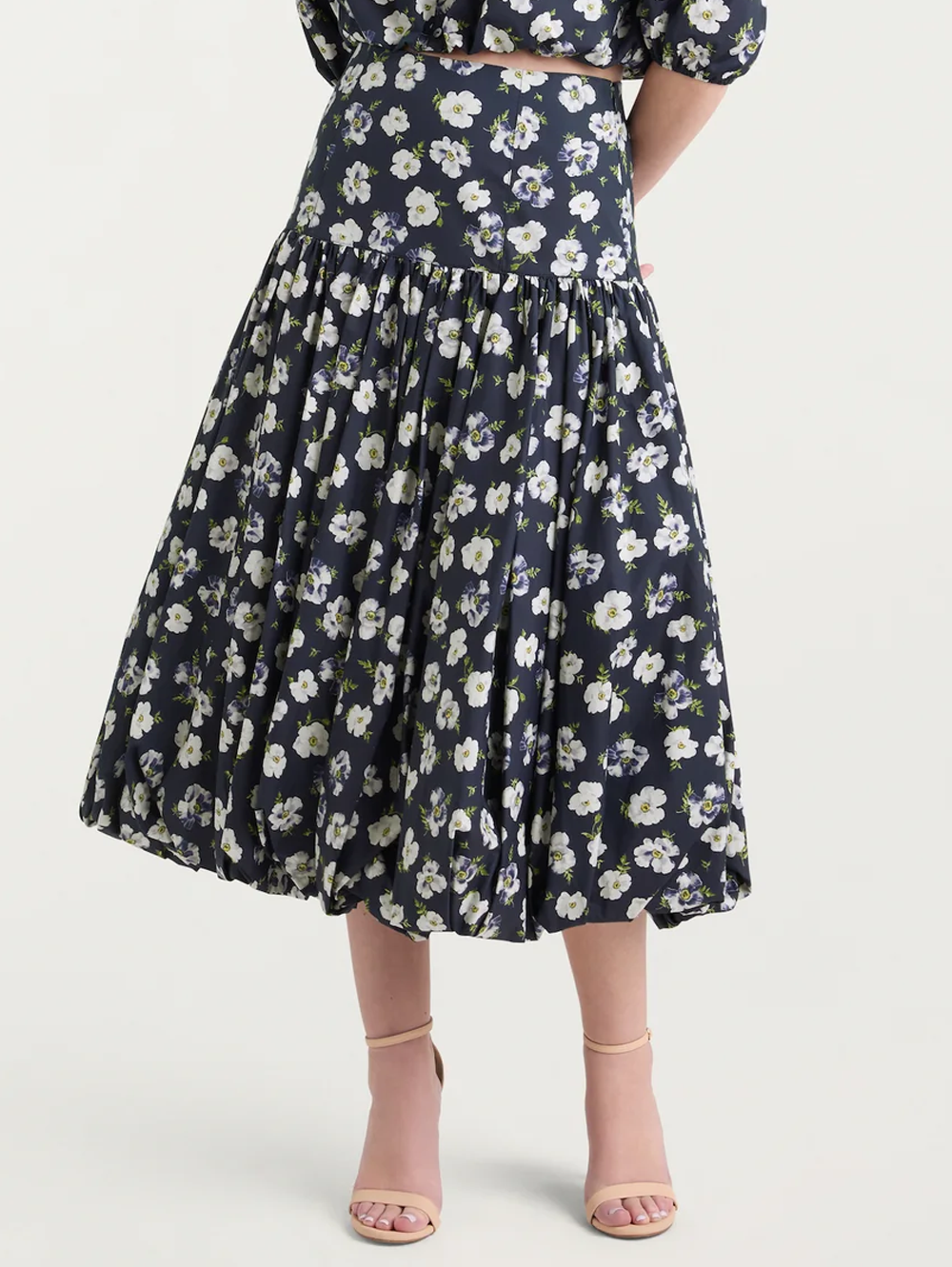 Mini Tossed Poppies Ellah Skirt