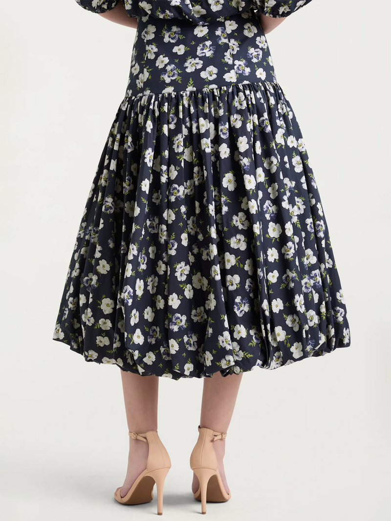 Mini Tossed Poppies Ellah Skirt