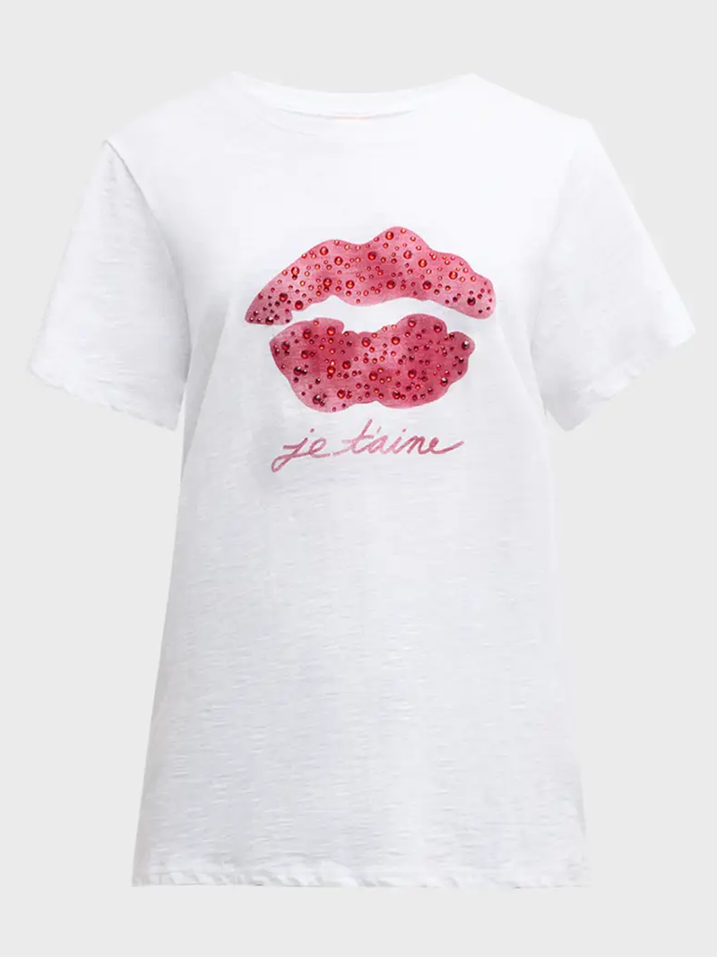 Kisses Je T'aime Shrunken Tee