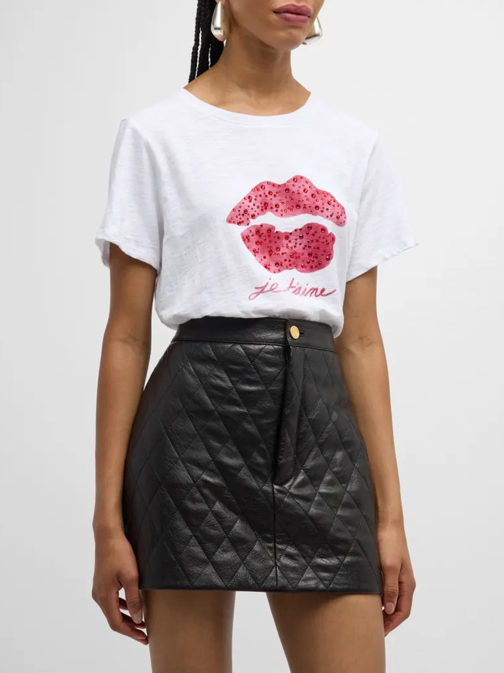 Kisses Je T'aime Shrunken Tee