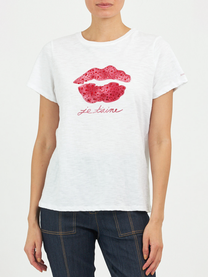 Kisses Je T'aime Shrunken Tee