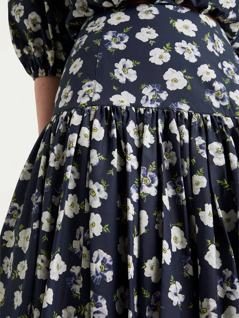 Mini Tossed Poppies Ellah Skirt