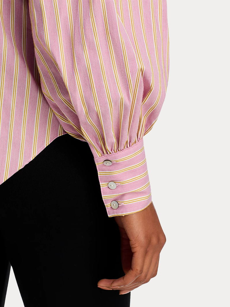 Carletta Striped Rose Blouse