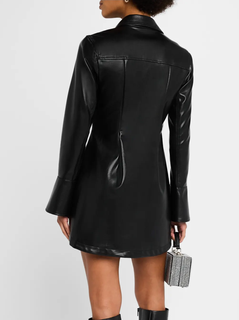 Alizee Vegan Leather Dress