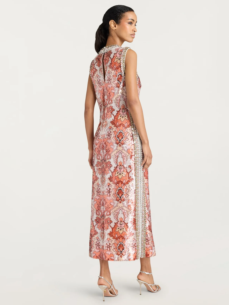 Sequin Damask Ayden Dress